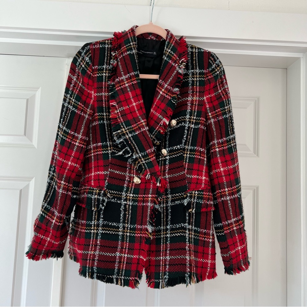 Beautiful Plaid Blazer
